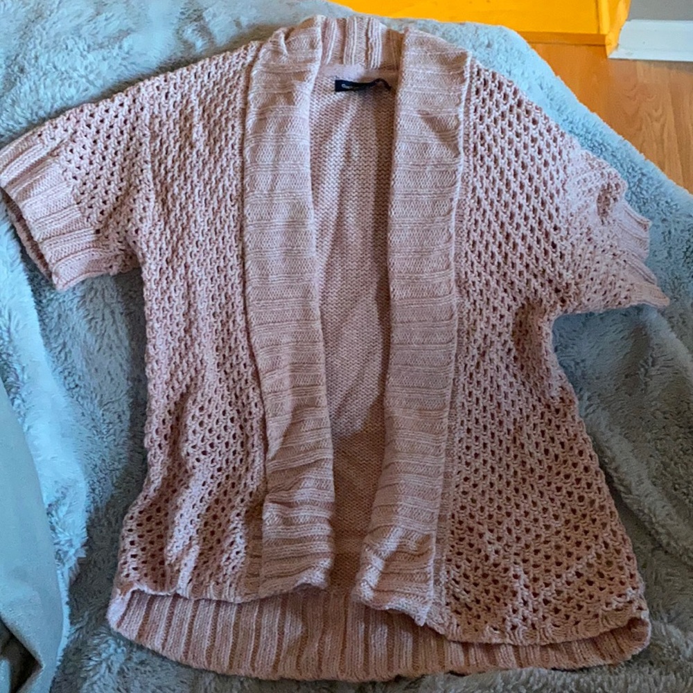 Gap kids blush cardigan sweater 8